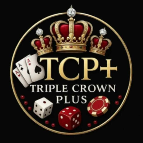 Banner promoting the Triple Crown Plus mobile app for Android and iOS